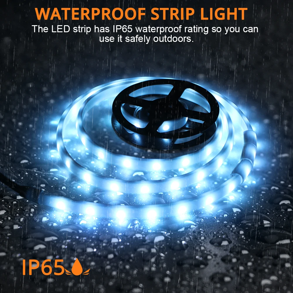 Водонепроницаемая светодиодная лента SMD 2835 DC5V RGB для кемпинга фонарь лампа