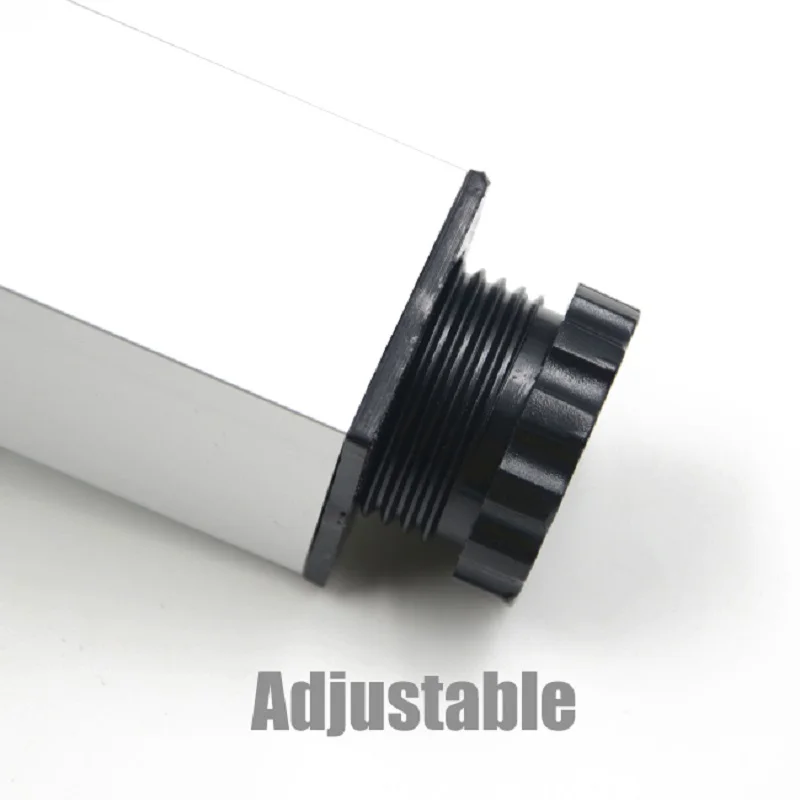 4Pcs/Set 6-40cm Aluminum Metal Furniture Legs Cabinet Feet Table Adjustable Triangle Base with Screws For Table Sofa Bed Cabinet
