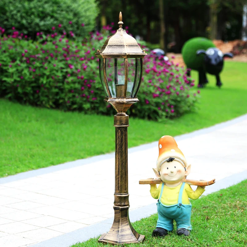 European-Style Retro Landscape Park Villa Community Street Light Rainproof Outdoor Garden Light E27 Style Lawn led lamp led street lamp