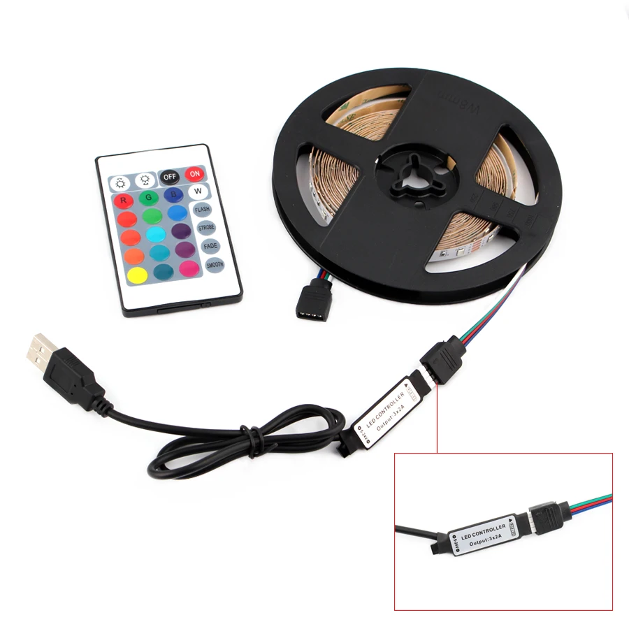 5V-RGB-LED-Strip-USB-5-V-Led-Strip-Light-TV-Backlight-2835-1-5-M