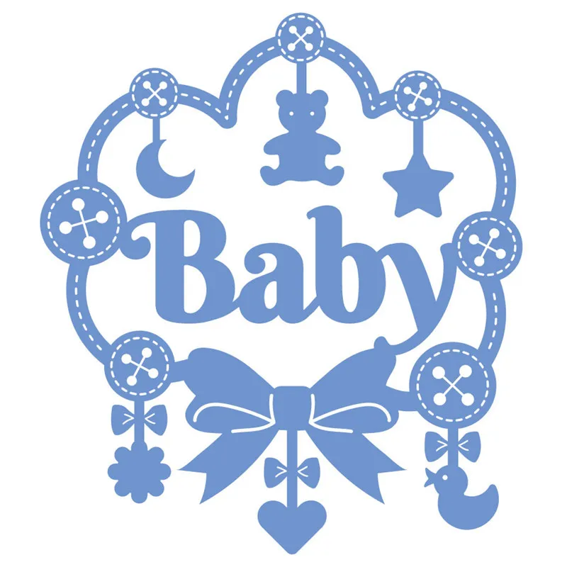 

Eastshape Baby Letter Dies Metal Cutting Dies New 2019 for Card Making Scrapbooking Dies Embossing Cuts Stencil Kid Craft Dies