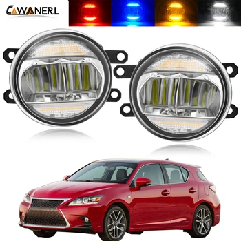 

2in1 LED Fog Light + Daytime Running Light For Lexus CT200h 2011 2012 2013 2014 Car Fog Light Assembly DRL 30W 8000LM H11 12V