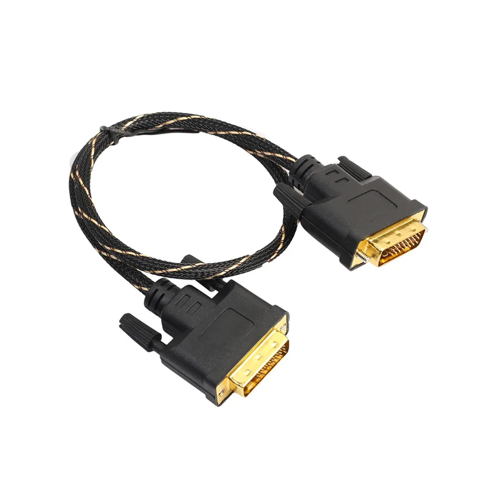 DVI кабель со штыревыми соединителями на обоих концах для подключения дисплея
