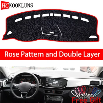 

Rose Pattern For Volkswagen TAYRON 2019 Dashboard Cover Car Stickers Car Decoration Car Accessories Interior Car Decals