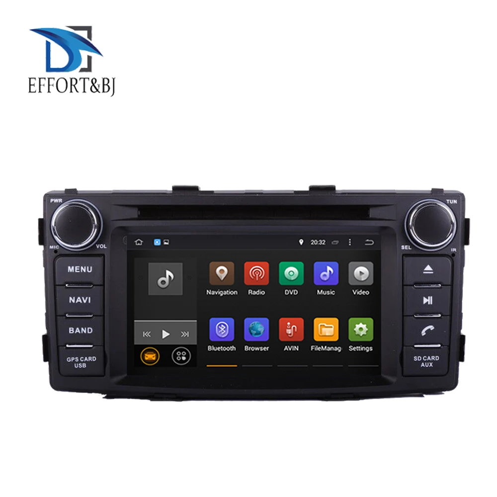 4GB RAM Android 9.0 Car GPS Navigation Head Unit For Toyota Hilux 2012 2013 2014 2015 Radio Stereo DVD Video Multimedia Player