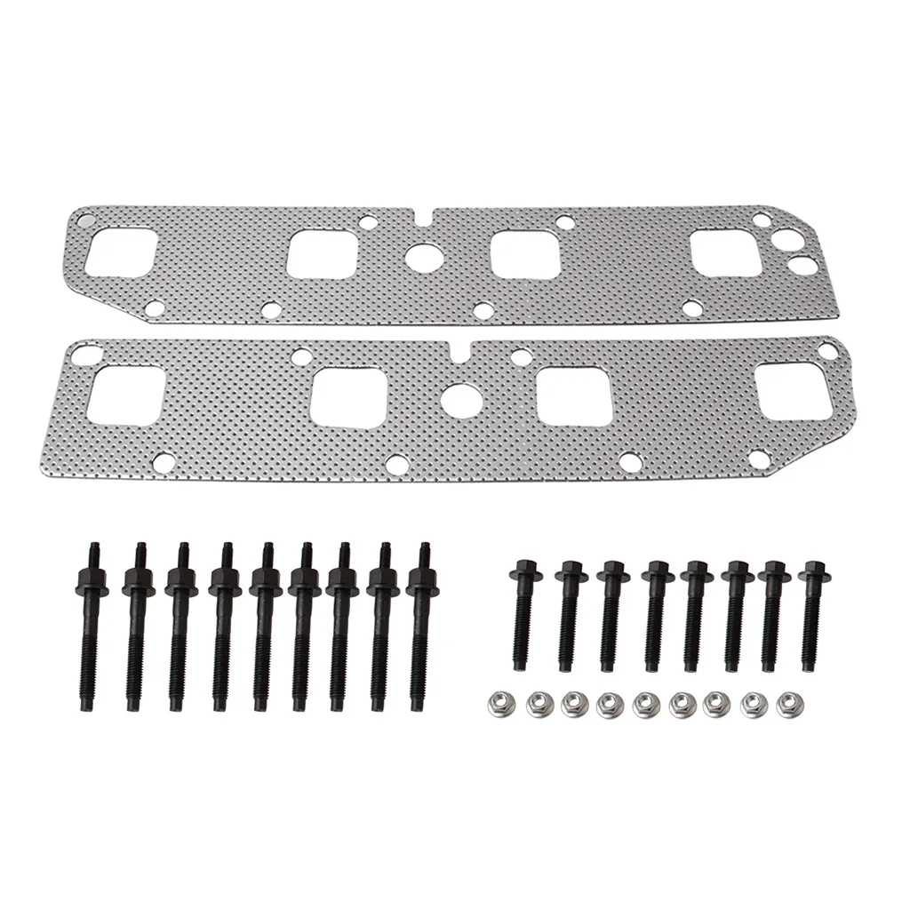 Exhaust Manifold Gasket Bolts Stud Kit Fit For Dodge Ram 1500 2500 3500 V8 5.7L