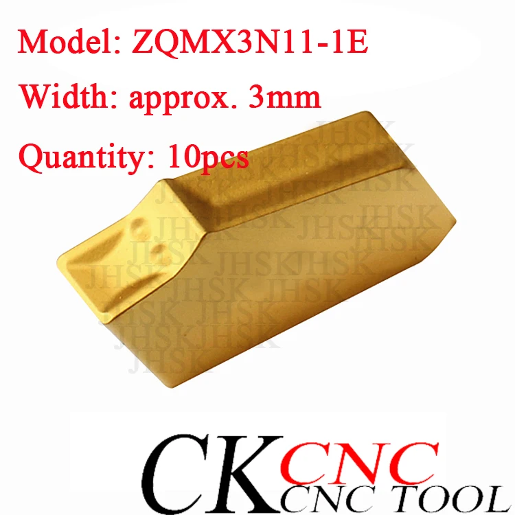 20pcs  ZQMX3N11-1E YBC251 CARBIDE INSERT SP300 3mm width Single head cutter 