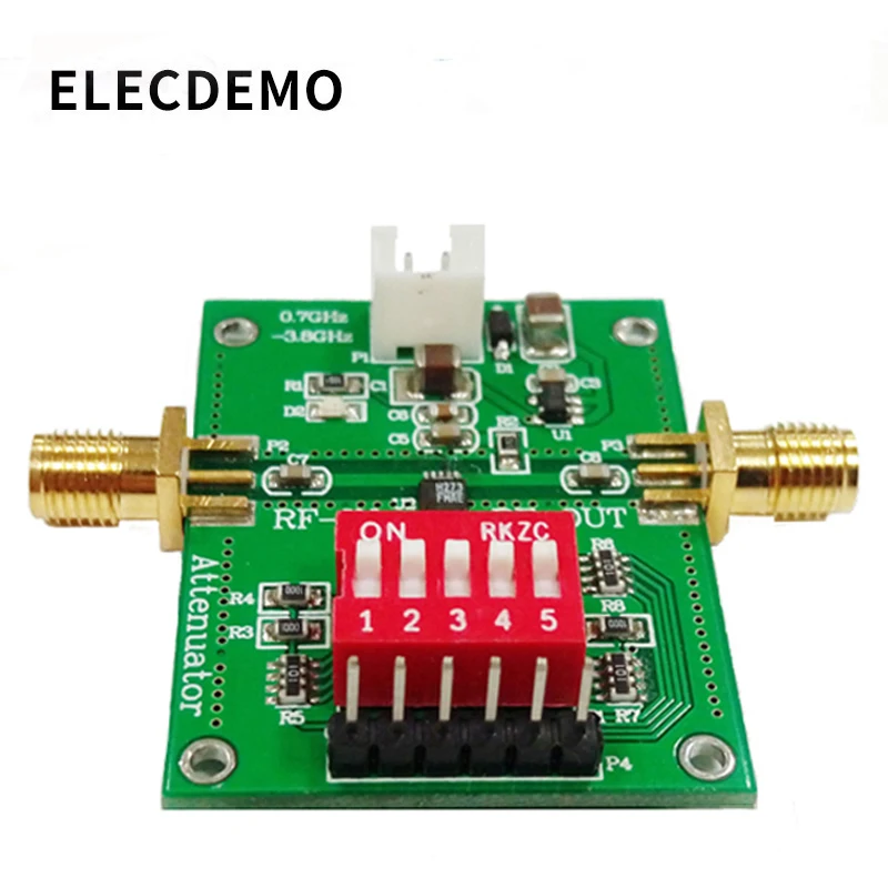HMC273 модуль 5-разрядный RF аттенюатор HMC273 0,7-3,8 ГГц шаг 1dB для 31dB ошибка 0.2dB
