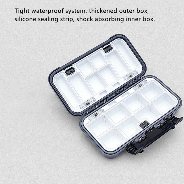 12/16/24 Grids Adjustable Fly Fishing Bait Box Fishing Tackle Storage Box  Fish Hook Storage Accessories - Fishing Tackle Boxes - AliExpress