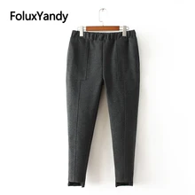 ^#Cheap Autumn Winter Woolen Pants Women Trousers Casual Stretch Loose Plus Size Harem Pants KKFY4272 ^#Cheap Autumn Winter Woolen Pants Women Trousers Casual Stretch Loose Plus Size Harem Pants KKFY4272