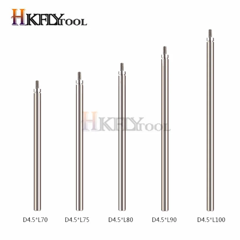 Stainless steels extension legs for indicator Extension Stem Rods For Dial Indicators Probe Connecting Rod HSS M2.5*10mm-100mm dial indicator extension rod
