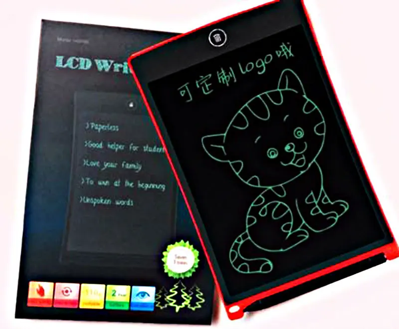 

Light Small Blackboard Liquid Crystal Children Baby Drawing Board Tablet Handwriting Board Non-Magnetic Drawing Board