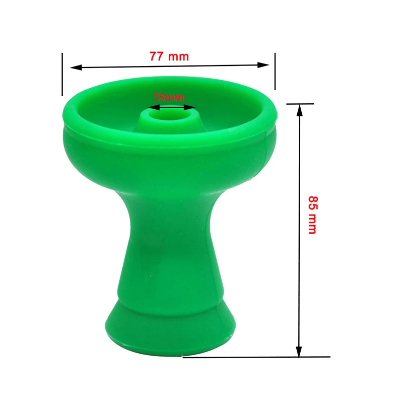 Unbreakable Silicone Hookah Flavor Holder One Hole Single Phunnel GEL Shisha Bowl Silicon Funnel Flavour Cup Charcoal Burner,silicone hookah bowl