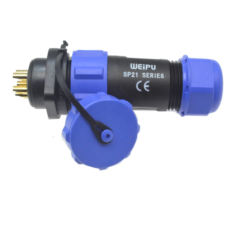 Фланцевый соединитель SP2110/P * SP2113/S *|4 pin cable connector|cable 4 pincap connector |