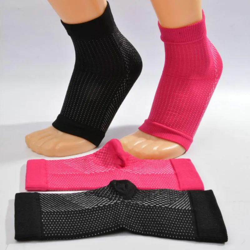 

Man Women Open Toe Anti Fatigue Compression Foot Plantar Fasciitis Socks Heel Feett Arch Pain Relief Support