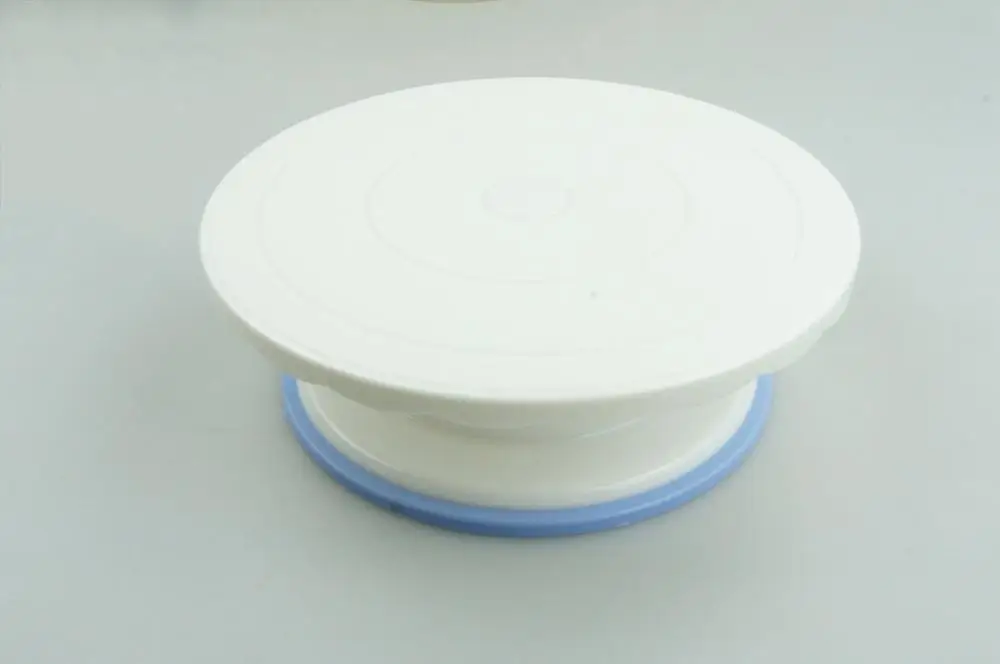 ABS rotary round plastic rotary table with anti slip ring mounted baking Tool kitchen supplies removable