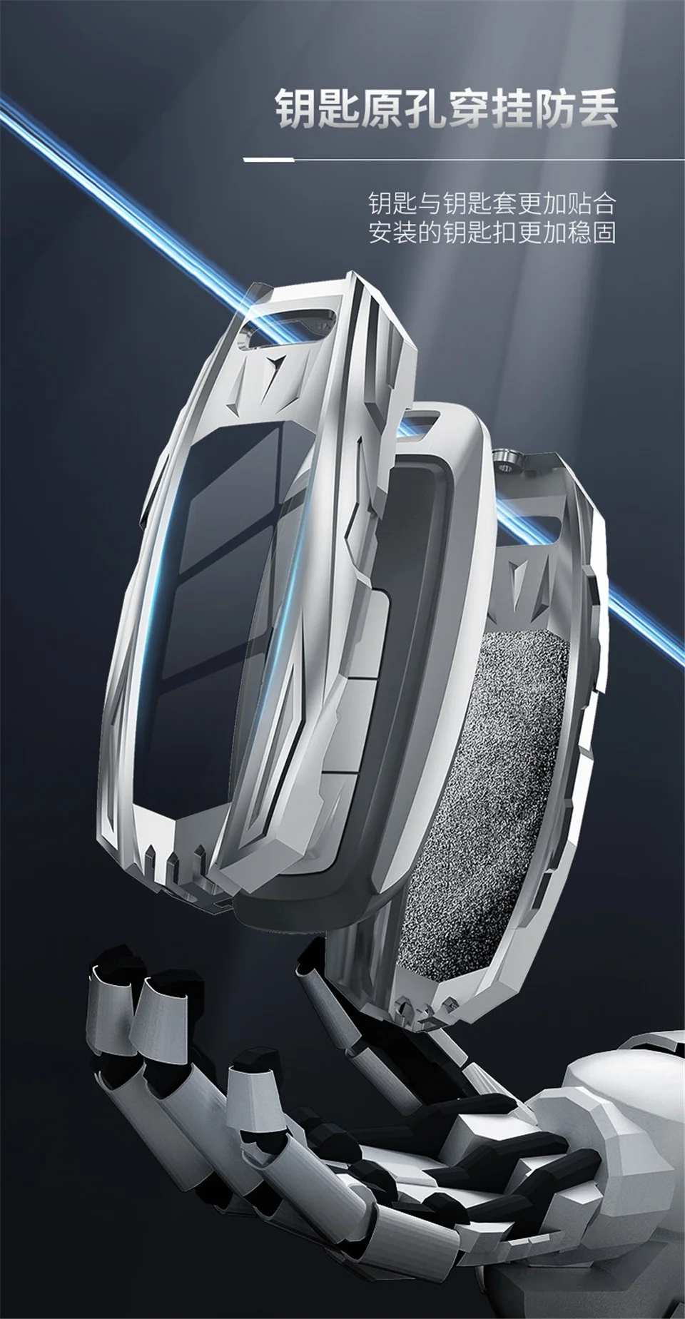 Custodia/cover per Chiave/telecomando per Audi a1 a3 8v a4 b9 a5 a6 c8 q3 q5 q7 tt accessori Car-Styling Auto Holder Shell portachiavi - Hf4714a049f71438ca62ae44673aa3a8cc