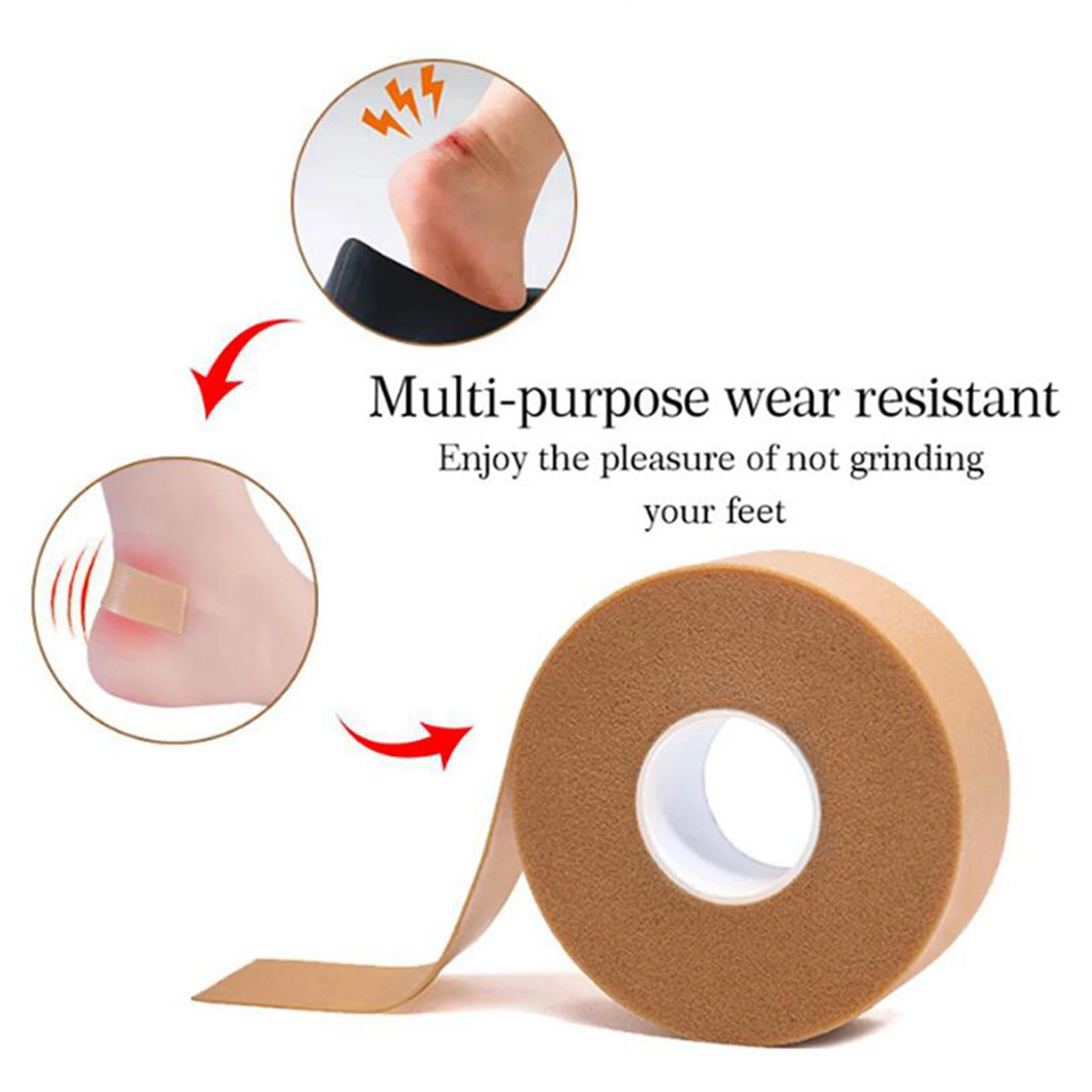 Heel Pads Liner Cushion Handles Anti-wear Band Waterproof Heel
