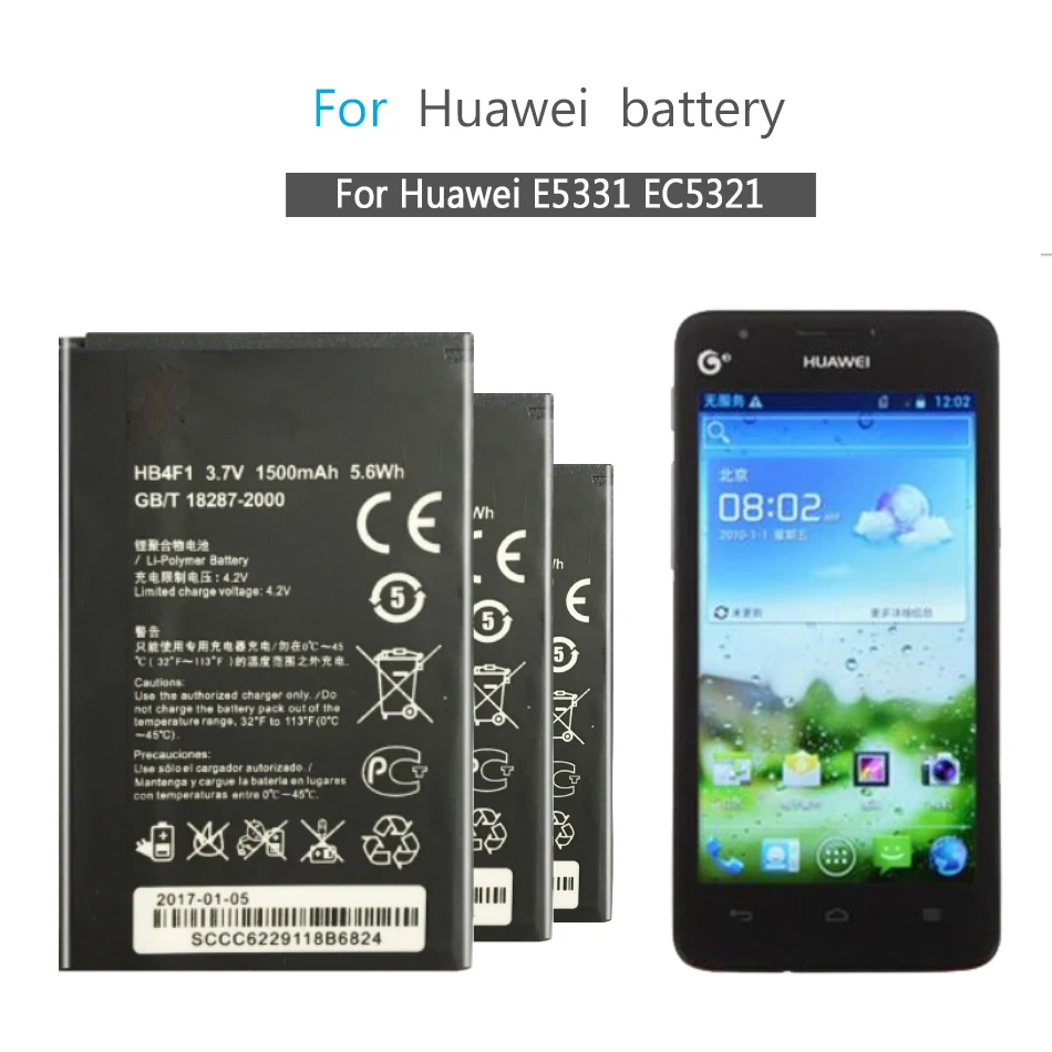 

HB4F1 battery for Huawei U8220,U8230,E5830,E5838,E5,C8600, T-Mobile Pulse,E585, Ascend M860,,U8800,C8800,U8520 Battery