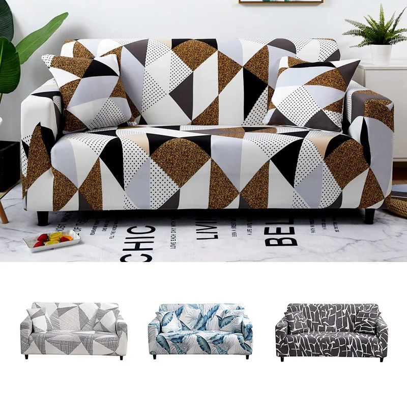 

Geometric Sofa Cover Set Elastic Sofa Cover for Living Room Modern Couch Cover Furniture Protector Home Decor 1/2/3/4-seater