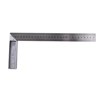 Yeni 1 adet paslanmaz çelik 15x30cm 90 derece açı metrik gönye meydanı'nı deneyin cetvel ölçeği