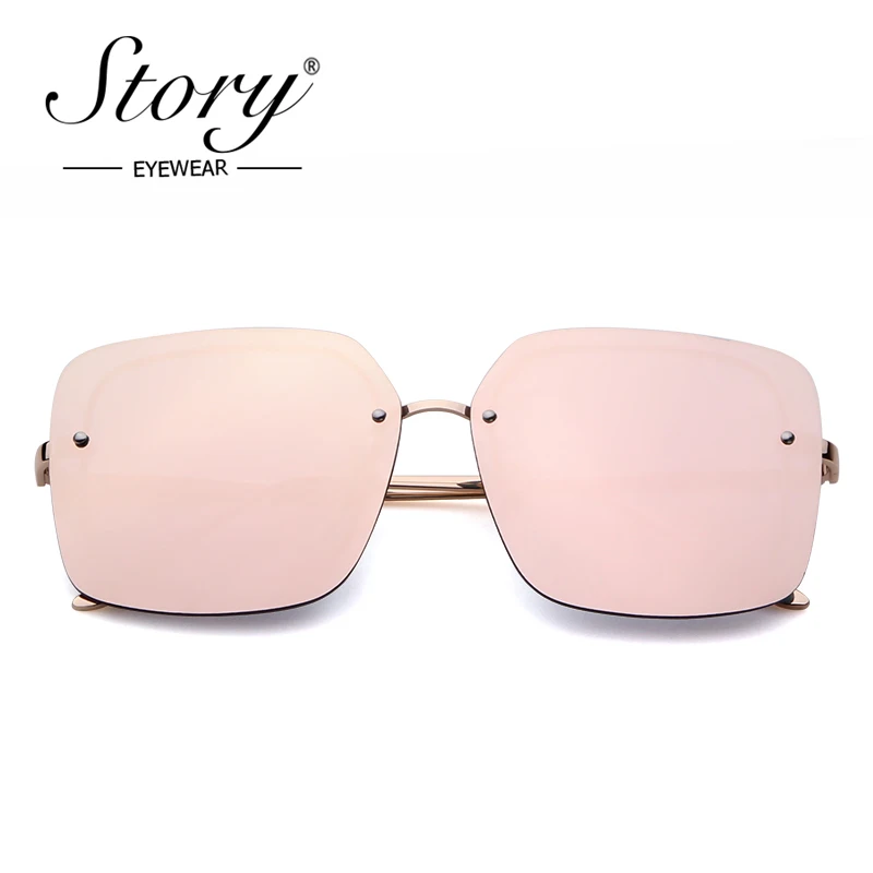 Женские винтажные солнцезащитные очки в стиле ретро черные большого размера