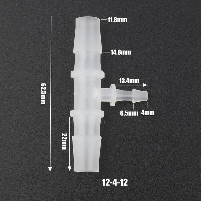 5Db 12 14 Mm-4-10 Mm Pp Redukáló Pólócsatlakozók Akvárium-Halkartály Légszivattyú Levegőztető Szerelvények Csepegtető Öntözési Pagoda Tömlőízület - Image 2