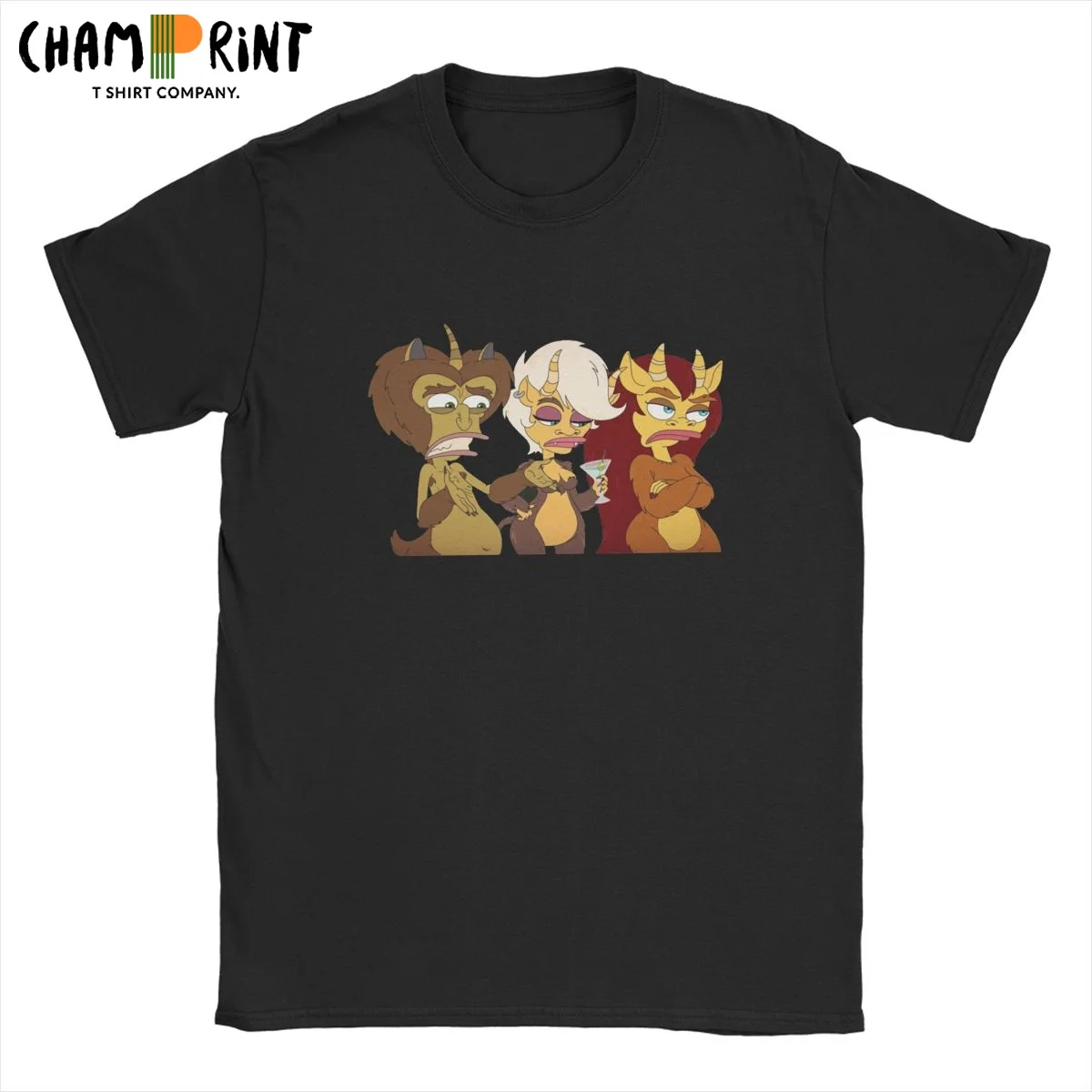 T-Shirt Da Uomo Big Bocca Ormone Monster Gang Connie Cartoon 100% Cotone Abbigliamento Divertente T-Shirt Con Collo Tondo T-Shirt 4Xl 5Xl