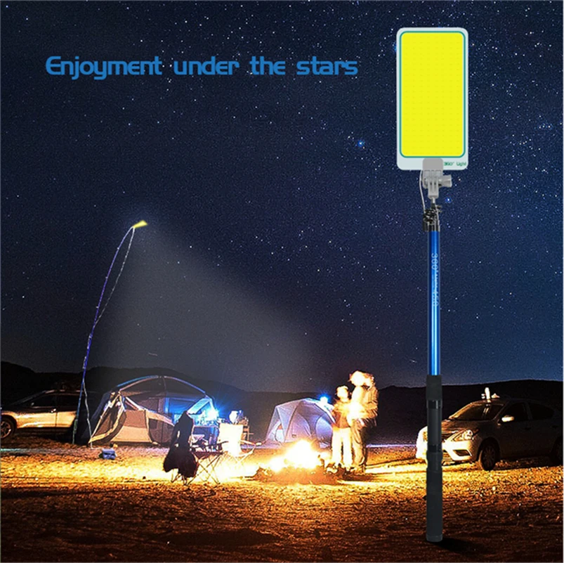 Draagbaarheid 12V foco led straat licht Camping lamp recargable COB buitenshuis reizen Tent Licht off road werk emergency lamp