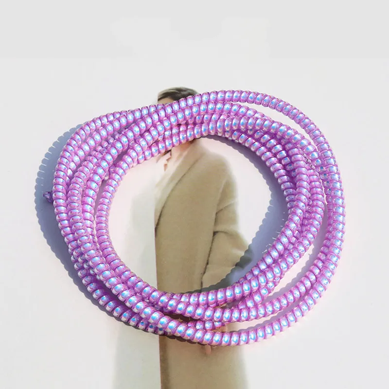 5pcs Gaine De Câble Spirale étanche Pour Boîtier Protecteur Racing Bleu