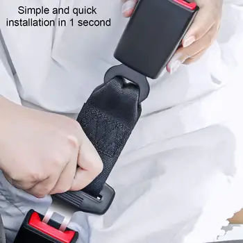 

Car Seat Belt Extender Cover Safety Belt Extension Plug Buckle Seat Belt Clip Extender For Pregnancy Fatty Seat Belt Extender