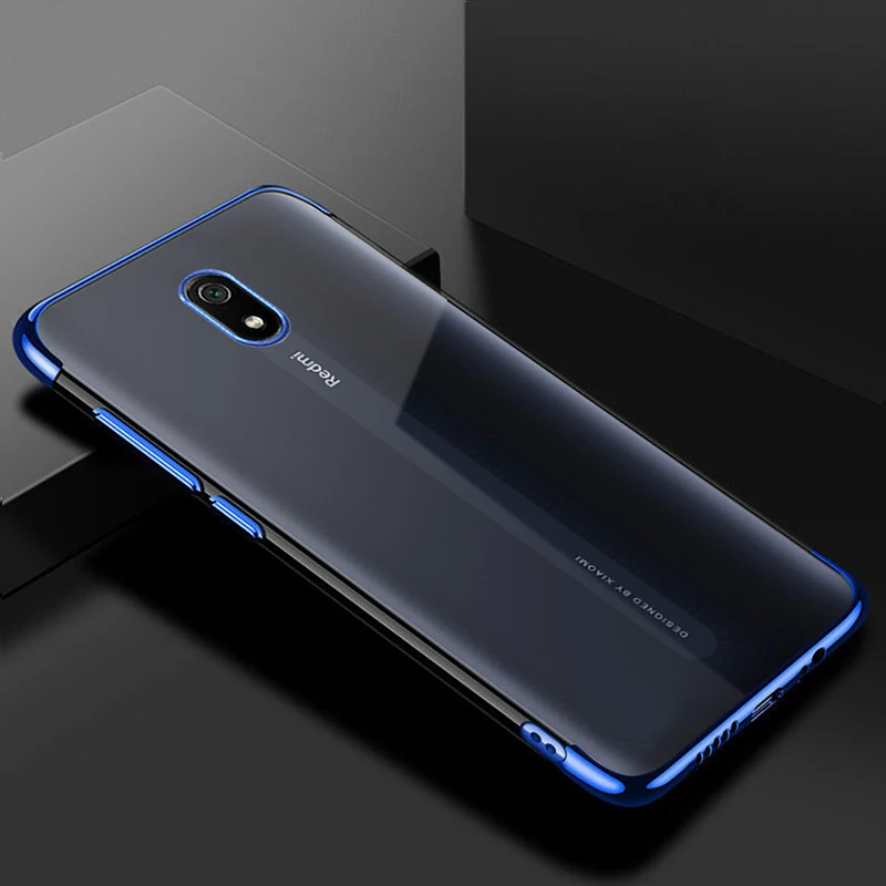 Чехол для Xiaomi Redmi 8 мягкий силиконовый чехол прозрачное покрытие 8A A ударопрочный