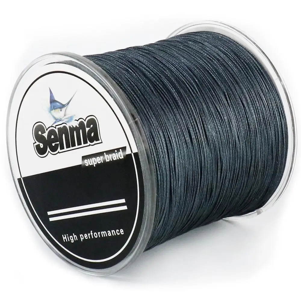 Senma 8X 300 м 500 1000 PE леска 8 прядей плетеная 10 100LB мультифиламентная
