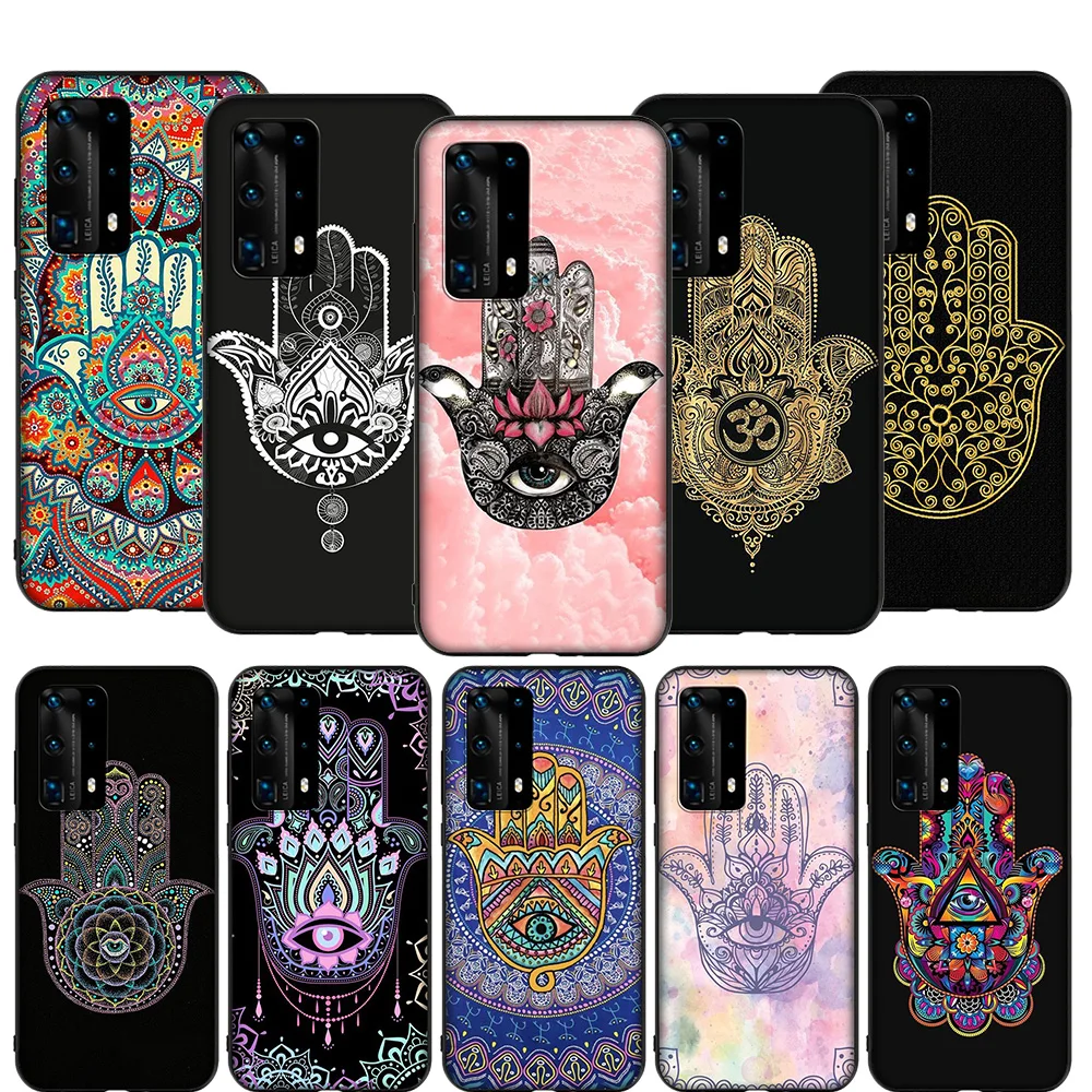 T90 Хамса рука Фатимы чехол для Huawei P9 P10 P20 P30 P40 Y6 Y7 Y9 Lite Pro Max Prime Mini 2019 | Мобильные
