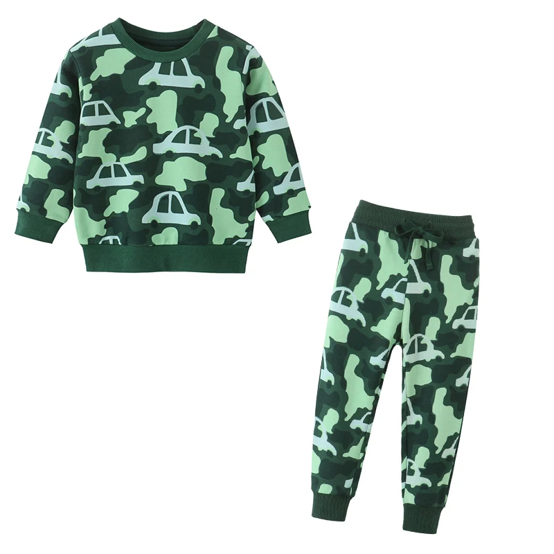 pajamas for baby girl   Jumping Meters Children's Clothing Sets Autumn Spring Sweatshirt + Sweatpant 2 Pcs Suit Hot Selling Toddler Boys  Outfit Kid angel baby suit Clothing Sets