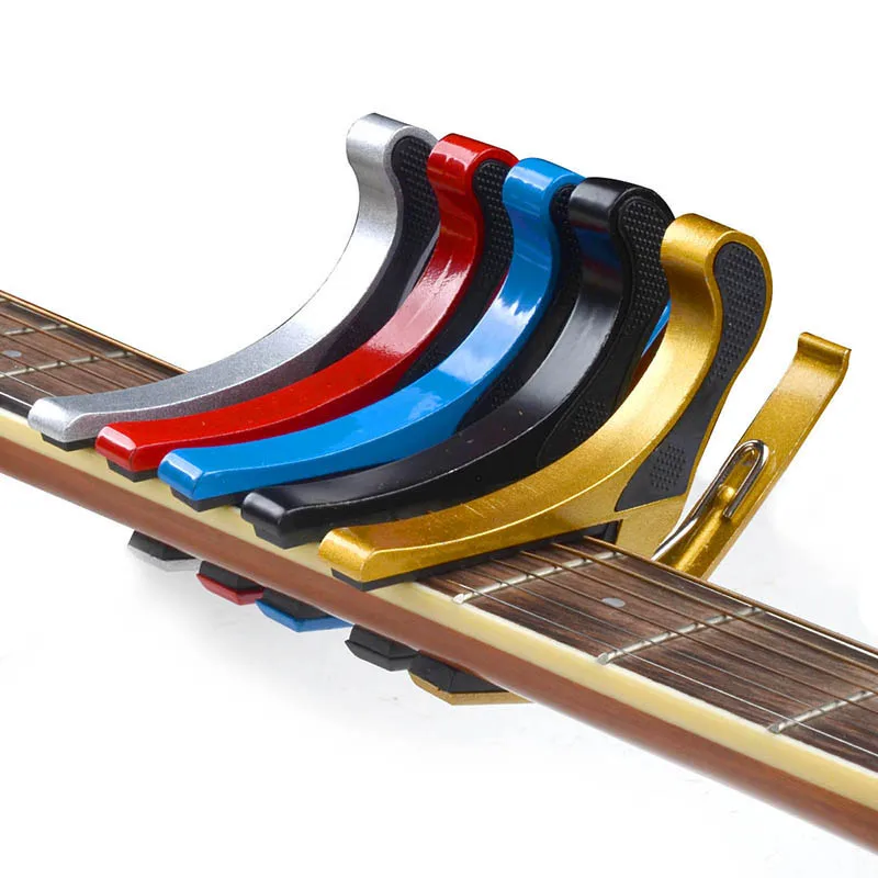 Aluminium Alloy Quick Change Clamp Key Acoustic Classic Guitar Capo For Tone Adjusting