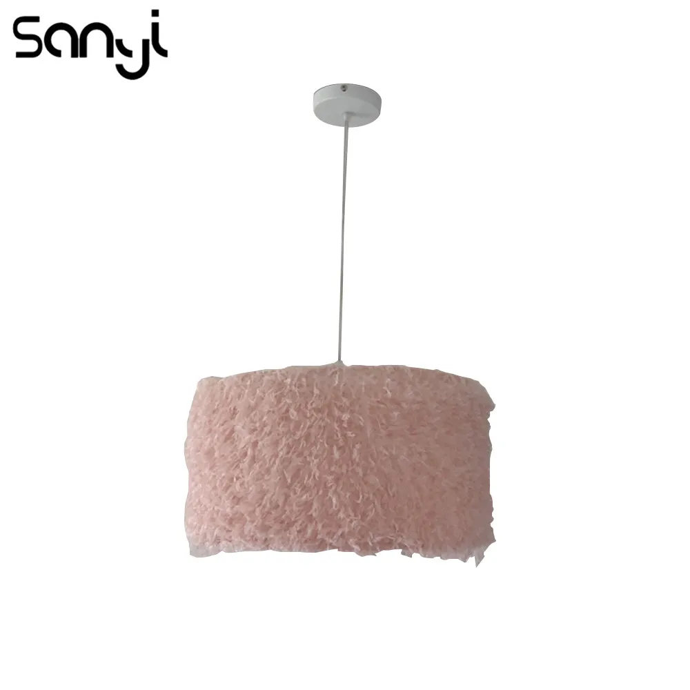 Feather Chandelier Modern Ceiling Light for Bedroom 4 Types Style Lamp with Shrinkable Shell Night | Лампы и освещение