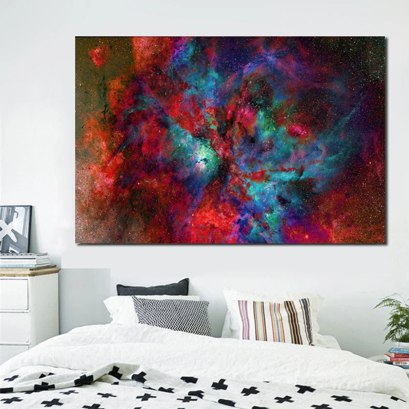 red colorful cloud