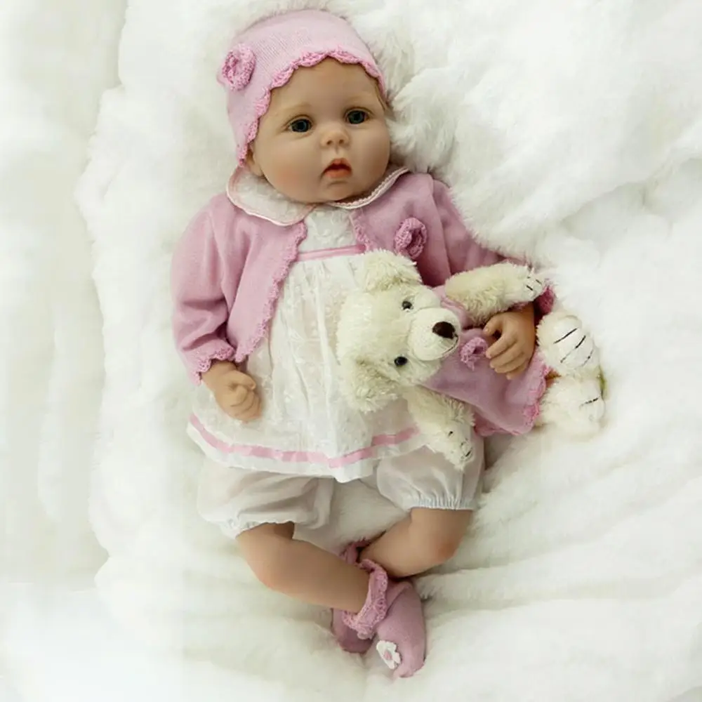 Bebe Reborn New Baby Princess Series Silicone Rebirth Doll Toy 50 cm Real Soft Realistic Boy Girl