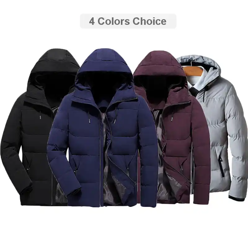 mens slim fit parka jacket