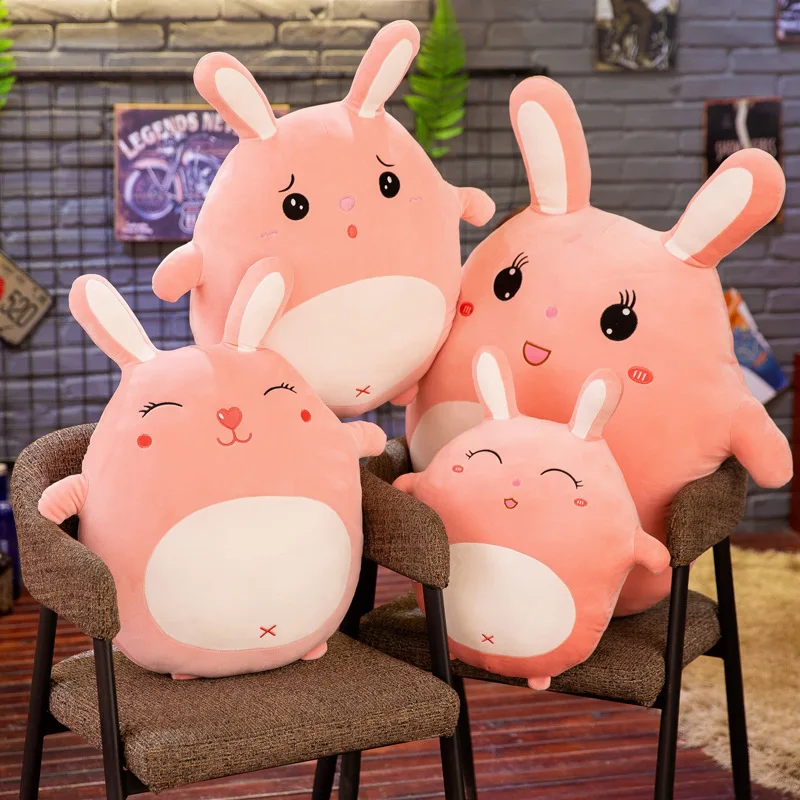 

Creative New Style Multi-Expression Rabbit Pajama Pillow Plush Toys Meng Pacify Baby Birthday Gift