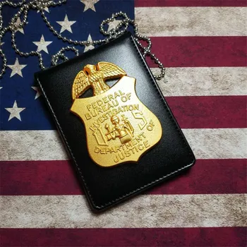 

New LA SWAT Fast & Furious 5 Special Agent Badges Card Holder SHIELD Detective Badge Holder with Chain Cosplay Collection Props