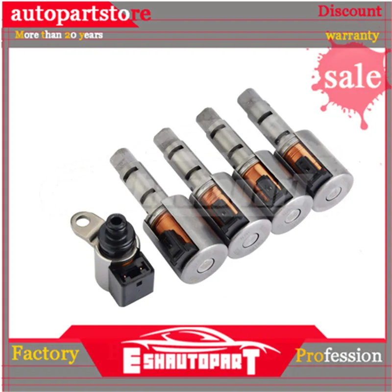5 шт./лот RE0F11A JF015E CVT7 Трансмиссия клапан соленоиды Подходит для Nissan Chevy Mitsu Suzuki
