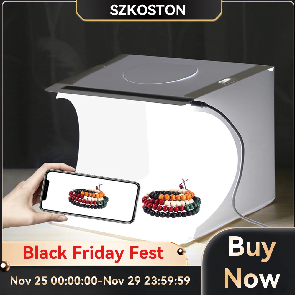 New Desktop Photo Studio Tent Portable Tabletop Shooting Light Box