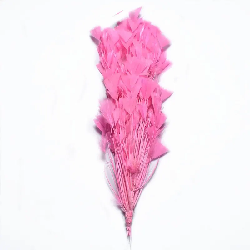 Deep pink 2 шт. красивые перья индейки для рукоделия Рождественская вечеринка декоративные 30 см DIY цветные перья ювелирные изделия Свадебные корсажи аксессуары - Цвет: Deep pink