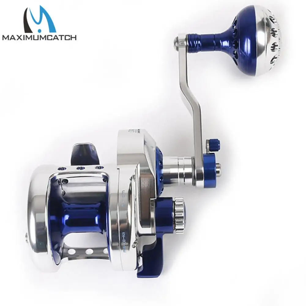 

Maximumcatch Fishing Trolling Reel Left Right Hand Jigging Reel Aluminum CNC Machined Max Drag 10kg-19.5kg Fishing Reel