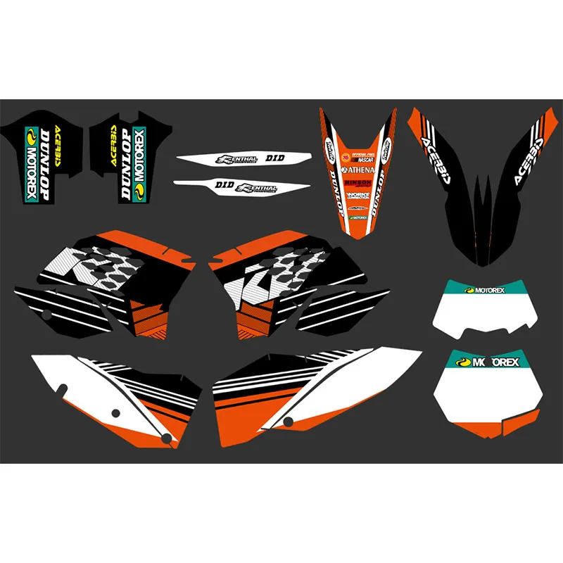 Наклейки и наклейки на мотоцикл KTM Motor Bike EXC 2008 2009 2010 2011 | Автомобили мотоциклы