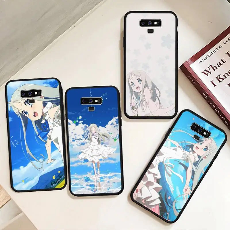 

anohana Meiko Anime Phone Case For Samsung galaxy S 7 8 9 10 20 edge A 6 10 20 30 50 51 70 note 10 plus