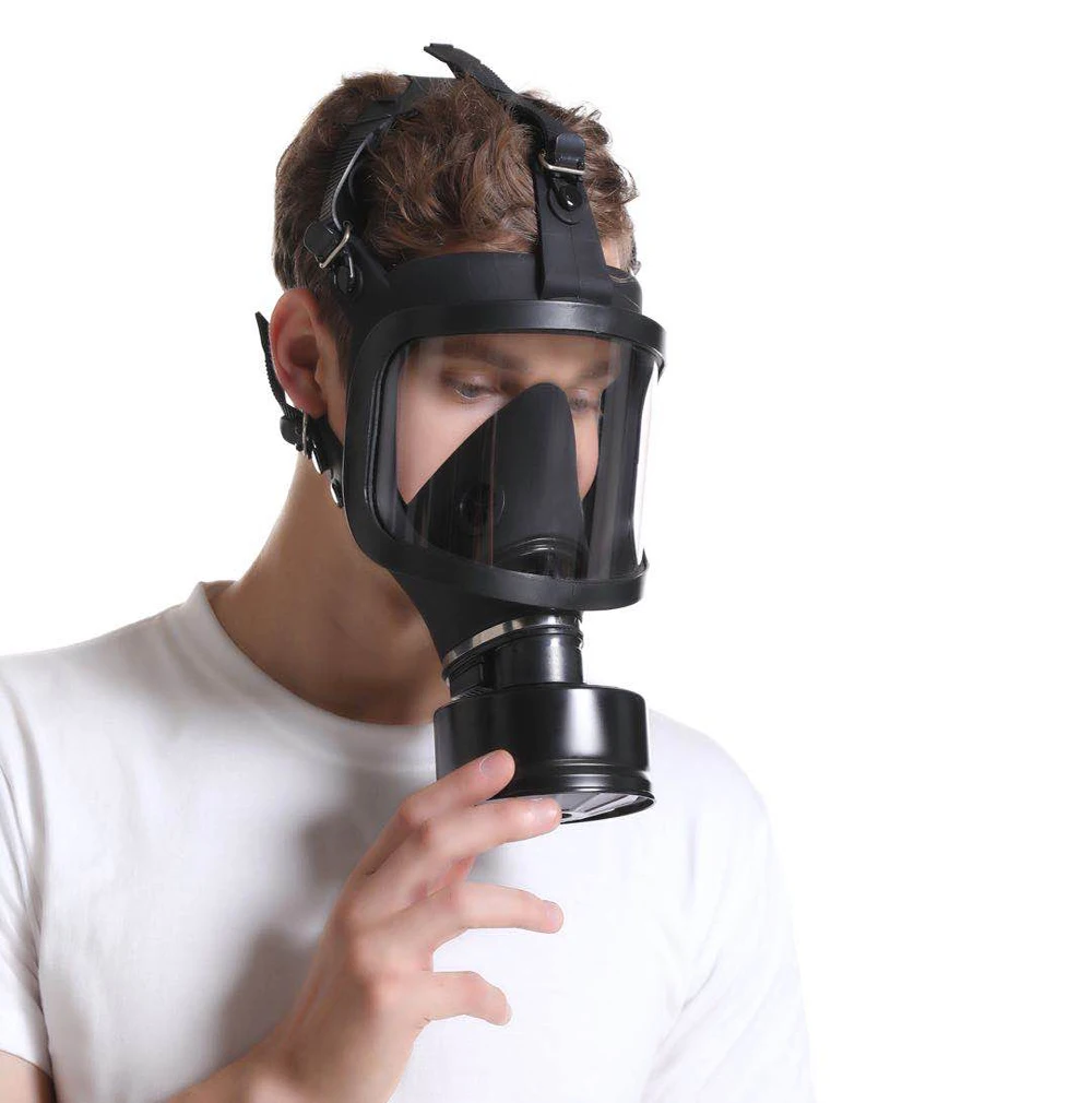 

Classic Respirator Gas mask Self-priming full Face mask Chemical biological radioactive contamination Smoke Proof Protection