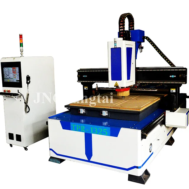 

High speed 1325 woodworking Linear Tool Changer Cnc Router Machine with 8-12 tools
